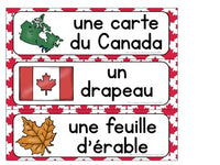 Canada Themed Literacy Activities in French