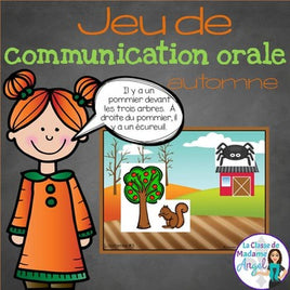 Jeu de communication orale: l'automne - Oral Communication Game in French