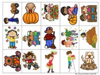 Jeu de communication orale: l'automne - Oral Communication Game in French