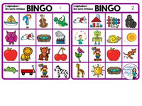 Les sons initiaux:  French Beginning Sounds Bingo Game