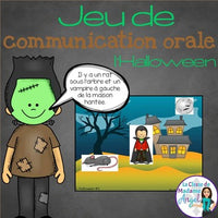 Jeu de communication orale: Halloween - Oral Communication Game in French