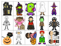 Jeu de communication orale: Halloween - Oral Communication Game in French