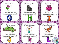 Son initial:  Jeu d'alphabet  J'ai. . . Qui a. . .?