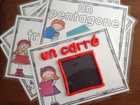 Les cartes de pâte à modeler:  French Play Dough Activity Cards BUNDLE