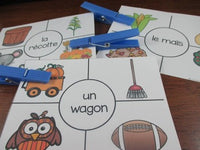 Automne: 3 Autumn/Fall Themed Vocabulary Games in French