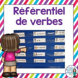 Référentiel de verbes:  French verbs reference cards