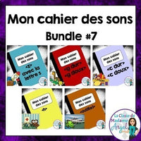 French Phonics Activities Bundle #7:  Mon cahier des sons