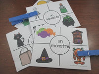 Halloween:  3 Halloween Themed Vocabulary Games in French