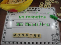 French Halloween Word Work Activity Mats