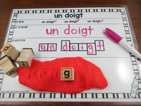 French Halloween Word Work Activity Mats