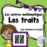 Tally Marks Math Centers in French