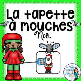 Christmas Themed Game in French - La tapette à mouches