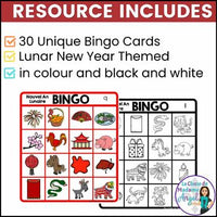 Nouvel An Lunaire | French Lunar New Year Bingo Game