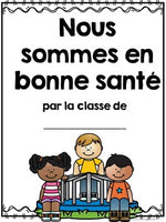 La santé: Healthy Living Emergent Reader in French