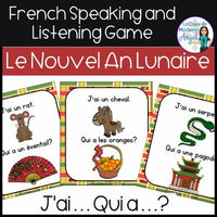 Nouvel An Lunaire | French Lunar New Year Vocabulary Game | J'ai...qui a. . .?