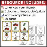 Nouvel An Lunaire | French Lunar New Year Vocabulary Game | J'ai...qui a. . .?