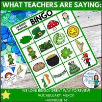 La Saint-Patrick | French Saint Patrick's Day Bingo Game