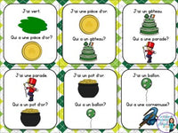 La Saint-Patrick: French Saint Patrick's Day Vocabulary Game - J'ai...Qui a...?