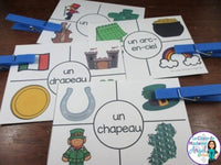 La Saint-Patrick:  3 French Saint Patrick's Day Vocabulary Games