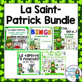 La Saint-Patrick:  French Saint Patrick's Day Vocabulary BUNDLE