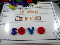 Temps des sucres Themed Word Work Activity Mats in French