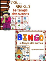 Le temps des sucres Themed Vocabulary BUNDLE in French