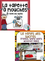 Le temps des sucres Themed Vocabulary BUNDLE in French