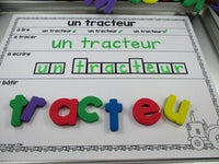 La ferme:  French Farm Themed Word Work Activity Mats