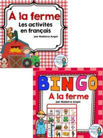 La ferme:  Farm Themed Vocabulary BUNDLE in French