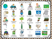 Jour de la Terre:  3 Earth Day Themed Vocabulary Games in French