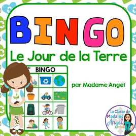 Jour de la Terre: French Earth Day Bingo Game