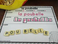 Jour de la Terre:  Earth Day Themed Word Work Activity Mats in French