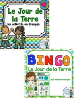 Jour de la Terre:  Earth Day Themed Vocabulary BUNDLE in French