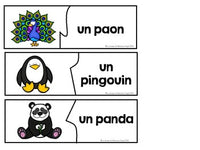 Zoo Themed Vocabulary Activities in French