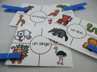 Zoo:  3 Zoo Themed Vocabulary Games in French