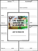 Probabilité:  Probability Themed Emergent Reader in French