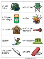 Camping Themed Game in French - La tapette à mouches