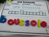 Camping Themed Word Work Activity Mats in French