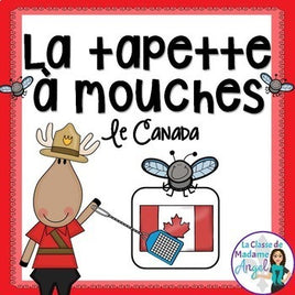 Canada Themed Game in French - La tapette à mouches