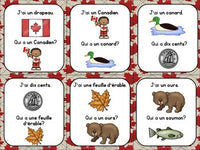 Canada Themed Vocabulary Game in French - J'ai...Qui a...?