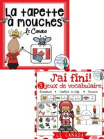 Canada Themed Vocabulary BUNDLE in French