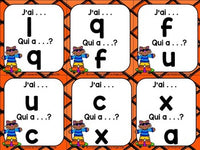 Jeu d'alphabet - J'ai. . . Qui a. . .?