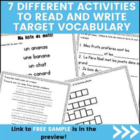 French Phonics Activities Bundle #8:  Mon cahier des sons