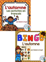 L'automne:  Fall (Autumn) Themed Vocabulary BUNDLE in French