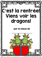 Rentrée Scolaire:  Back to School Themed Emergent Reader in French