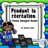 Rentrée Scolaire:  French Back to School Emergent Reader