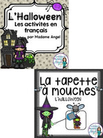 French Halloween Themed Vocabulary BUNDLE