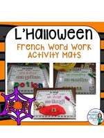 French Halloween Themed Vocabulary BUNDLE