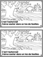 Automne:  A French Emergent Reader with Autumn (Fall) Activities