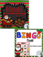 Noël: French Christmas Themed Vocabulary BUNDLE